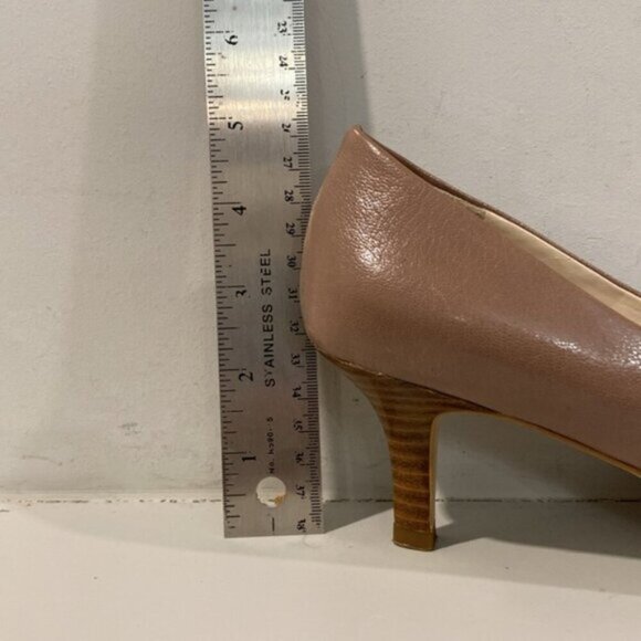 Franco Sarto Rema Brown Pointed Leather Pumps Size 7.5M - Picture 10 of 11